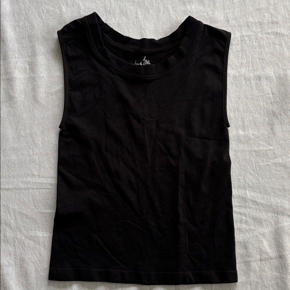 Free People Intimately Black stretchy Camie Top - Picture 1 of 6